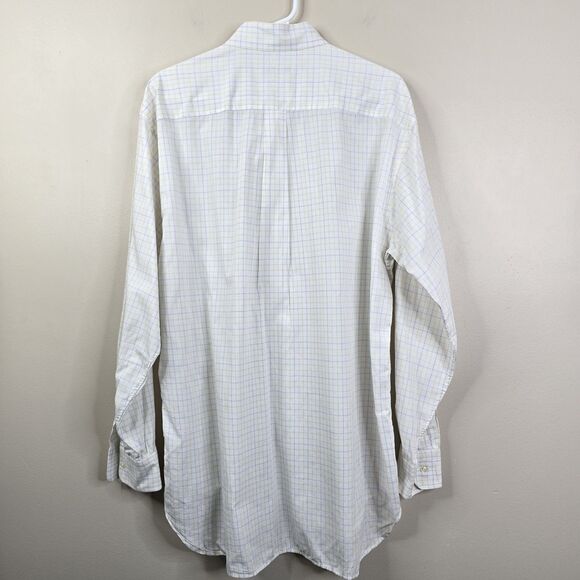 Burberry London American Made LS Gingham Print Button Down Dress Shirt 16.5 - Picture 2 of 7
